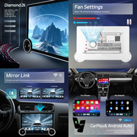 Hikity-Autoradio stéréo 11.5 pouces, Android, 8 cœurs, 4 + 64G, double bouton, 2K, QLED, Carplay, GPS, 4G Wifi, DSP, A2DP, BT, ventilateur de refroidissement