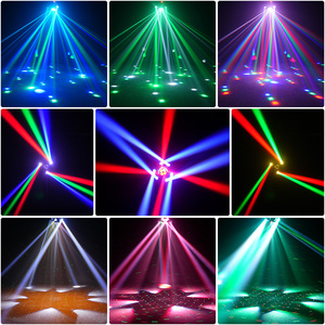 YSH 150W Six Arm Stage <strong>Lights</strong> <strong>DMX</strong> Moving Head <strong>Light</strong> 4 in 1 LED Bee Beam Laser Lighting Strobe for Night Club Bar Show Events - Product Image 4