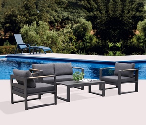 JKk3062 Offre Spéciale <span class=keywords><strong>salon</strong></span> <span class=keywords><strong>de</strong></span> <span class=keywords><strong>jardin</strong></span> exterieur aluminium Extérieur canapé meubles sectionnel canapé ensembles <span class=keywords><strong>de</strong></span> <span class=keywords><strong>jardin</strong></span> canapé rond - Product Image 5