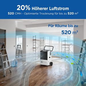 เครื่องลดความชื้นเชิงพาณิชย์ Moiswell 110 ลิตร/24 ชม. พร้อมปั๊ม |   เครื่องอบแห้งแบบเคลื่อนที่สำหรับงานอุตสาหกรรม - Product Image 4