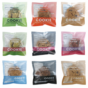 Sacs d'emballage personnalisés en plastique laminé de qualité alimentaire, transparents, thermoscellables, pour beignets, biscuits et gâteaux individuels - Product Image 2