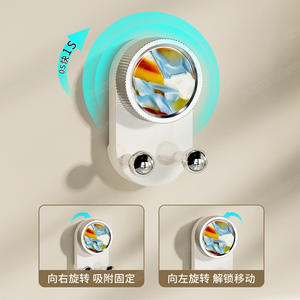 Gancho de succión Monleyta para montaje en pared, sin perforaciones, acabado pulido redondo, para organización de almacenamiento en el baño - Product Image 3