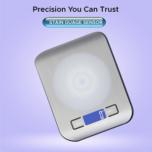 Báscula Digital para Alimentos de 5 kg, Báscula Electrónica de Acero Inoxidable, Báscula de Cocina para Pesar Alimentos - Product Image 4