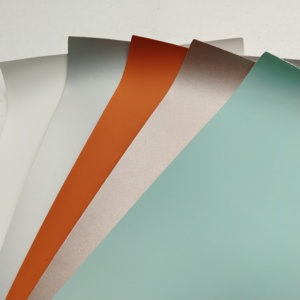 Sıcak damgalama sentetik PU termal deri toptan satış için kitap ciltleme kağıt deri kolları yapmak için dokulu - Product Image 4