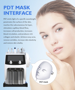 6 in 1 Facial Spa Deep Cleaning Shrink Pores Hydrefacial Face Rejuvenating Microdermabrasion Face Clean <b>Machine</b> - Product Image 5