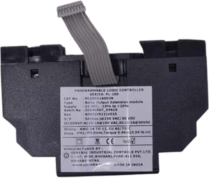 Module d'extension GIC Mini PLC PL-100 avec 112 entrées/sorties 24VDC, mémoire et communication IOLink pour PLC, fabriqué au Maharashtra - Product Image 3