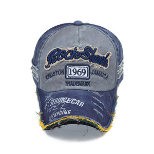 Gorras Bordadas De Không Có Cấu Trúc Bông 6 Tấm Cá Nhân Tùy Chỉnh Bóng Chày Mũ Thêu Logo Đau Khổ <span class=keywords><strong>Cap</strong></span> - Product Image 3