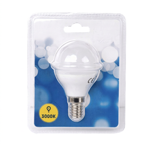 Lampadina LED G45 E14 5W 3000K Luce Calda 400Lm Ampio Angolo 25000H Durata - Product Image 1