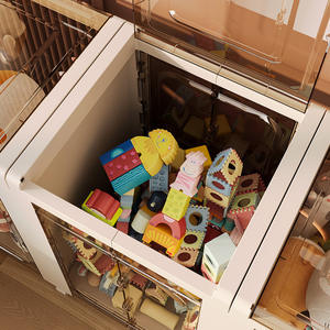 XJH Moderno Armario de Almacenamiento de Juguetes Plegable Integrado de 35L, Organizador Doméstico <span class=keywords><strong>para</strong></span> Niños, Caja de Almacenamiento Conveniente - Product Image 5