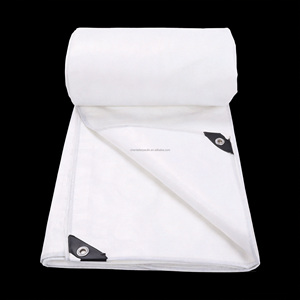 Bâche en PE enduite imperméable 200G, auvent de jardin blanc résistant à la pluie, <span class=keywords><strong>voile</strong></span> <span class=keywords><strong>d</strong></span>'<span class=keywords><strong>ombrage</strong></span> extérieur, anti-statique, anti-UV, tissée, pour voiture, animaux domestiques, chien, maison - Product Image 5
