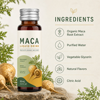 Extrait de Maca de haute qualité Panax Ginseng Ultimate Plus supplément de racine noir esthétique Maca boisson liquide pour grosses fesses adulte