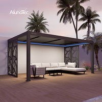 Pergolas à toit fixe AlunoTec, mobilier d'extérieur, auvent de jardin, pergola bioclimatique en aluminium de luxe, gazebo extérieur personnalisé