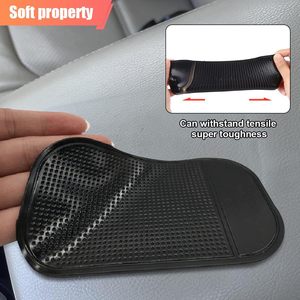 Car Non-Slip Mat Custom Magic Anti-Slip <b>Slide</b>-Proof Pad Dashboard Sticky Dash Adhesive Cell Phone Mobile Holder Black Silicone - Product Image 5