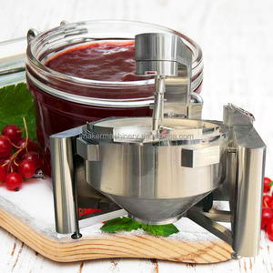 Bouilloire revêtue innovante de chauffage par <span class=keywords><strong>induction</strong></span> 200L avec agitateur <span class=keywords><strong>pour</strong></span> la cuisson industrielle des bonbons - Product Image 1