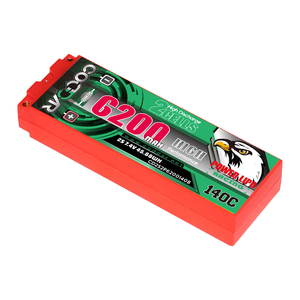 CODDAR LiPo Batterie 2S 6200MAH 7.4V 140C Hard Case 5mm Bullet Stick Pack 1/10 scale RC Car Short Course Truck <span class=keywords><strong>Tamiya</strong></span> <span class=keywords><strong>Grasshopper</strong></span> - Product Image 1