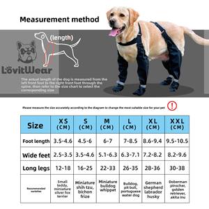 베스트 셀러 모던 사계절 개 신발 솔리드 조절 가능한 탄성 스트랩 야외 먼지 방지 내마모성 친환경 애완 동물 - Product Image 6