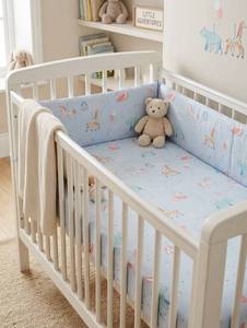 Custom Scandinavian Nursery Baby Crib Fitted Sheet OEM Tencel™ Baby Bedding Manufacturer - Product Image 1