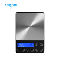 Báscula Digital de Cocina de Acero Inoxidable para Pesar Granos, Báscula Electrónica de Alimentos de Acero Inoxidable para el Hogar