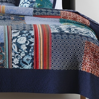 Ensemble de draps de lit en coton patchwork matelassé de style coréen, literie florale pour lit de 1,8 m, doux et agréable pour la peau, toutes saisons, 3 pièces