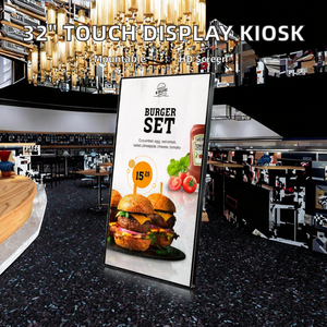 32 Interactive Android Digital Poster Kiosk-Capacitive Touch Full HD-LCD <b>Display</b> <b>Wall</b> Mount Self-Service Business Shopping Mall - Product Image 2