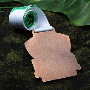 Precio de fábrica Die Casting Award Medallas Diseño personalizado Animal Bull Dog Pattern 3D Medalla Esmalte Logo Cobre Aleación de zinc Medalla de metal - Product Image 3
