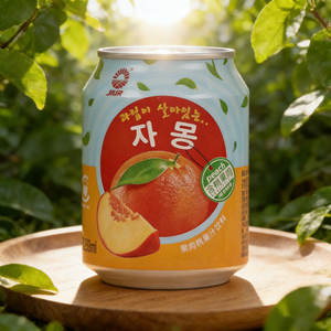 Minuman Ringan Organik Rasa Mangga & Anggur Kalengan, Tanpa Pewarna Buatan, Dengan Biji Asli, Diperkaya Vitamin C - Product Image 2