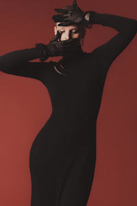 Meilleur choix pour les dames élégante robe de luxe d'hiver avec taille naturelle services ODM écologiques fabriqués au Vietnam - Product Image 2