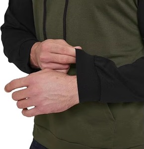 Sweat à capuche d'hiver décontracté vintage pour homme américain, 100 % coton, avec logo personnalisé, manches longues, doublure en tissu éponge brodé, en vente - Product Image 3