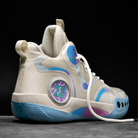 Chaussures de sport tendance pour hommes : baskets athlétiques décontractées, respirantes, antidérapantes, montantes, idéales pour le basketball