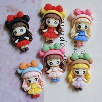 Nouvelles poupées en résine mignonnes de type princesse ange, accessoires pour cheveux pour enfants, personnalisables, tendance pour les coiffures et les vêtements