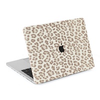 2024 Hot New Leopard Pattern PU Housse en cuir pour ordinateur portable pour MacBook Pro 13 avec barre tactile