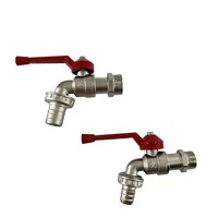 Article très vendu : Robinet d'eau domestique en alliage de zinc nickelé, connecteurs de 4 à 6 pouces ; Robinets pour tuyau d'arrosage de jardin