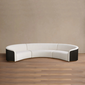 Sofá de Tela Minimalista Moderno de Estilo Italiano, Relleno de Esponja, Diseño en Forma de Arco, Móvil, de Una Plaza, para Salas de Estar y Casas de Huéspedes - Product Image 3