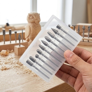 Lot de 10 fraises rotatives multi-usages, tige de 3 mm, diamètre de coupe de 6 mm, jeu de fraises en carbure pour le polissage et la sculpture du métal - Product Image 6