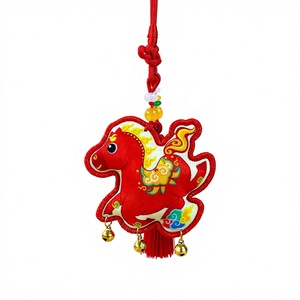 ของตกแต่งแขวนรถมือถือรูป<span class=keywords><strong>ม้า</strong></span>ปีใหม่ ของที่ระลึกสถานที่ท่องเที่ยว นำโชค เสริมสิริมงคล - Product Image 1