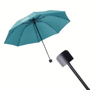 Paraguas Plegable Manual Promocional con Impresión de Logotipo, Apto para Clima Soleado y Lluvioso - Product Image 1