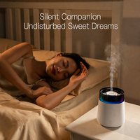 Humidificateur d'air personnel de bureau H10, diffuseur ultrasonique portable, brumisateur silencieux, machine d'aromathérapie pour chambre à coucher, bureau, décoration, cadeau