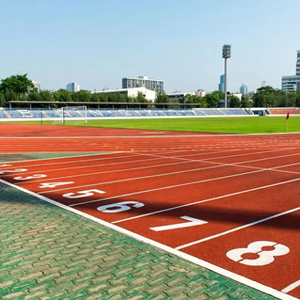 La pista prefabbricata è una pista sportiva in gomma approvata dall'associazione internazionale delle federazioni di atletica leggera per gli stadi - Product Image 2