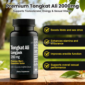 פרמיה של גברים 200 מ ג 100:1 eurycoma longifolia לחלץ tongkat ali כמוסות 30 כמוסות תוסף אנרגיה למבוגרים - Product Image 4