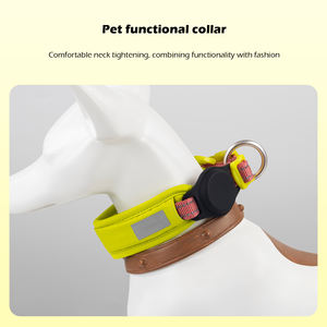 Accesorios duraderos personalizados para mascotas AirTag, <span class=keywords><strong>collar</strong></span> de perro inteligente de tela Oxford reflectante respetuoso con el medio ambiente - Product Image 5