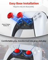 Capuchon de joystick en caoutchouc souple pour manette PS5/PS4/SWITCH PRO/XBOX, modification tête de champignon, accessoires DIY en plusieurs couleurs DS5