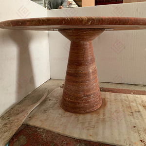 <span class=keywords><strong>Tavolo</strong></span> <span class=keywords><strong>da</strong></span> Pranzo in Travertino <span class=keywords><strong>Rosso</strong></span> Naturale, Design Moderno Personalizzato, <span class=keywords><strong>Tavolo</strong></span> in Marmo Vintage per <span class=keywords><strong>Cucina</strong></span> - Product Image 4