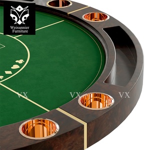 <span class=keywords><strong>Table</strong></span> <span class=keywords><strong>de</strong></span> <span class=keywords><strong>poker</strong></span> Texas Hold'em <span class=keywords><strong>de</strong></span> style moderne et luxueux avec panneau d'angle en bois pour meubles <span class=keywords><strong>de</strong></span> divertissement ou <span class=keywords><strong>de</strong></span> jeu - Product Image 6