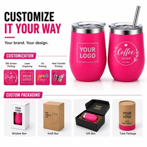 En Stock: Vaso Térmico para Vino sin Tallo de 12oz, Doble Pared, Acero Inoxidable, Forma de Huevo, con Tapa Deslizante, Ideal para Regalo Navideño - Product Image 5