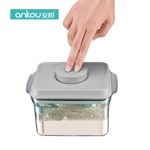 Çevre dostu hava geçirmez kiler pirinç tahıl gıda konteyner POP düğme konteyner hava geçirmez çok amaçlı plastik gıda kabı - Product Image 6