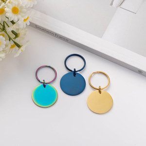 소형 중형 대형 개를위한 맞춤형 칼라 태그 개인화 된 애완 동물 개 태그 소음없는 조각 이름 슬라이드 온 고양이 ID Tags - Product Image 3