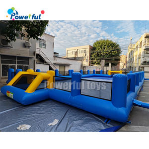 Commerciële Draagbare Buitensportspellen Opblaasbare Voetbalveld Arena Speeltuin Zeep Voetbalveld Te Huur - Product Image 3