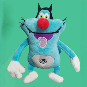 Peluche di Oggy e gli Scarafaggi, bambole di peluche Oggy e Olivi - Product Image 4