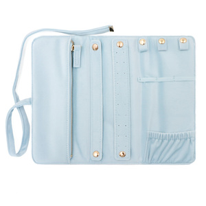 Organizzatore di Gioielli in Velluto, Astuccio Arrotolabile Multifunzionale per Gioielli, Borsa Portaoggetti da Viaggio per Donne, Regali Promozionali e Aziendali - Product Image 4