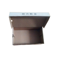 Boîte plate en carton ondulé personnalisée, certifiée ISO9001, jetable, avec impression personnalisée, finition brillante/mate, vernissage, revêtement UV